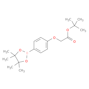 2-(4-(4,4,5,5-四甲基-1,3,2-二氧杂硼杂环戊烷-2-基)苯氧基)乙酸叔丁酯