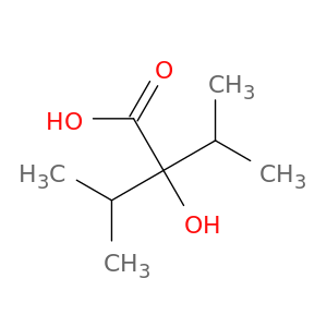 2-hydroxy-3-methyl-2-(propan-2-yl)butanoic acid