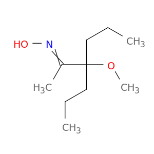 2-Hexanone, 3-methoxy-3-propyl-, oxime