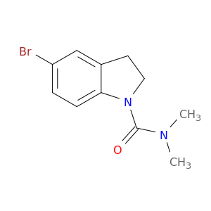 1H-Indole-1-carboxamide, 5-bromo-2,3-dihydro-N,N-dimethyl-
