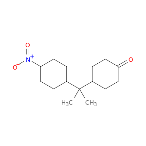 Cyclohexanone, 4-[1-methyl-1-(4-nitrocyclohexyl)ethyl]-