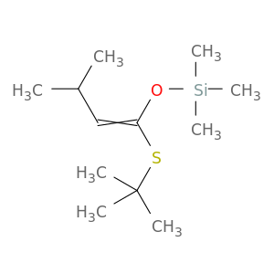 Silane, [[1-[(1,1-dimethylethyl)thio]-3-methyl-1-butenyl]oxy]trimethyl-