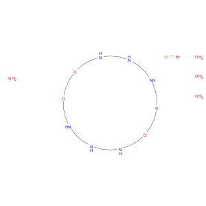 BROMONICKEL; 1,4,16,19-TETRAOXA-7,10,13,22,25,28-HEXAZACYCLOTRIACONTANE; TETRAHYDRATE
