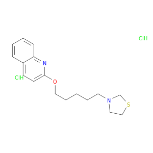 2-{[5-(1,3-thiazolidin-3-yl)pentyl]oxy}quinoline dihydrochloride