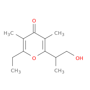 4H-Pyran-4-one, 2-ethyl-6-(2-hydroxy-1-methylethyl)-3,5-dimethyl-