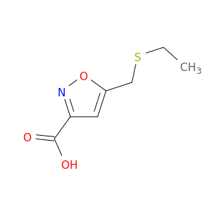 5-[(Ethylsulfanyl)methyl]-1,2-oxazole-3-carboxylic acid