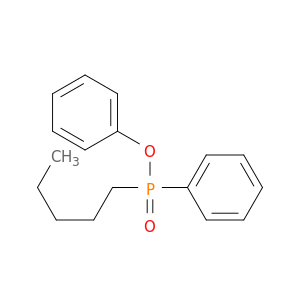Phosphinic acid, pentylphenyl-, phenyl ester