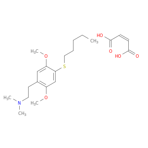 N,N-Dimethyl-2-(2,5-dimethoxy-4-(pentylthio)phenyl)ethylamine maleate