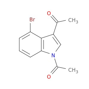 1H-Indole, 1,3-diacetyl-4-bromo-