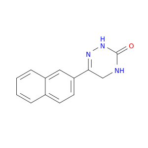 1,2,4-Triazin-3(2H)-one, 4,5-dihydro-6-(2-naphthalenyl)-