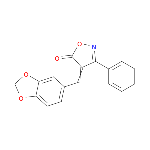 4-(1,3-benzodioxol-5-ylmethylidene)-3-phenyl-1,2-oxazol-5(4h)-one