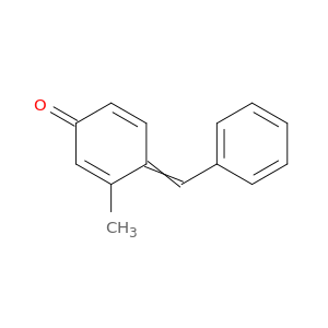 2,5-Cyclohexadien-1-one, 3-methyl-4-(phenylmethylene)-