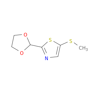 2-(1,3-dioxolan-2-yl)-5-(methylsulfanyl)-1,3-thiazole
