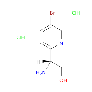 (R)-2-氨基-2-(5-溴吡啶-2-基)乙醇二盐酸盐