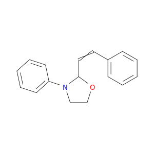 Oxazolidine, 3-phenyl-2-(2-phenylethenyl)-