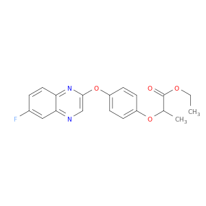 Propanoic acid, 2-[4-[(6-fluoro-2-quinoxalinyl)oxy]phenoxy]-, ethyl ester