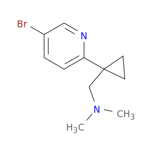 1-(5-溴-2-吡啶基)-N,N-二甲基环丙烷甲烷胺