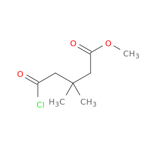 Pentanoic acid, 5-chloro-3,3-dimethyl-5-oxo-, methyl ester