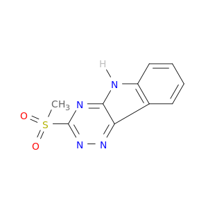 2H-1,2,4-Triazino[5,6-b]indole, 3-(methylsulfonyl)-
