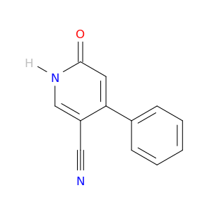 3-Pyridinecarbonitrile, 1,6-dihydro-6-oxo-4-phenyl-