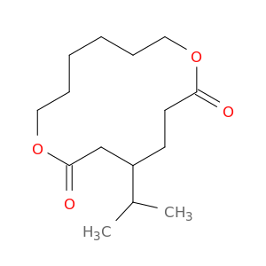 1,8-Dioxacyclotetradecane-2,7-dione, 4-(1-methylethyl)-