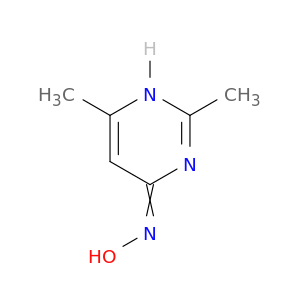 4(1H)-Pyrimidinone, 2,6-dimethyl-, oxime (9CI)