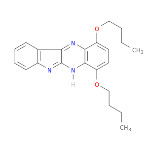 5H-Indolo[2,3-b]quinoxaline, 1,4-dibutoxy-