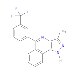 1H-Pyrazolo[4,3-c]isoquinoline, 3-methyl-5-[3-(trifluoromethyl)phenyl]-