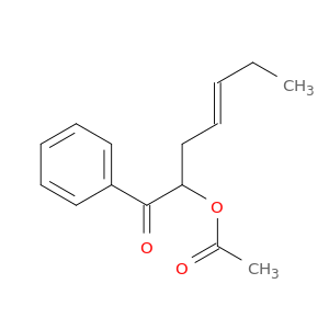 4-Hepten-1-one, 2-(acetyloxy)-1-phenyl-, (E)-