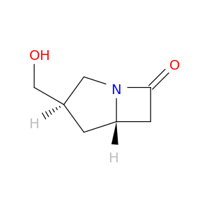 1-Azabicyclo[3.2.0]heptan-7-one,3-(hydroxymethyl)-, (3R-cis)- (9CI)