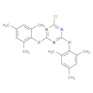 1,3,5-Triazine, 2-chloro-4,6-bis(2,4,6-trimethylphenoxy)-