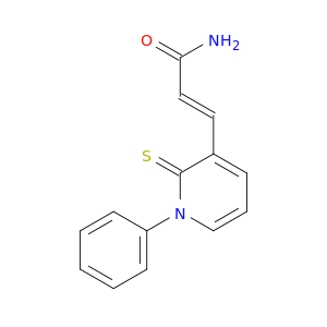 2-Propenamide, 3-(1,2-dihydro-1-phenyl-2-thioxo-3-pyridinyl)-, (E)-