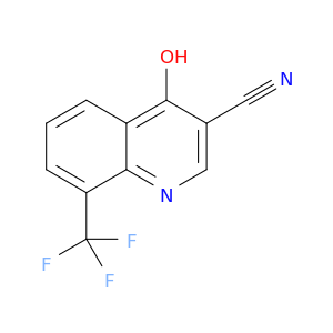 3-Quinolinecarbonitrile, 4-hydroxy-8-(trifluoromethyl)-
