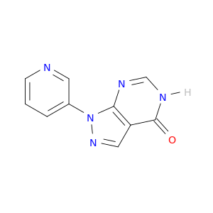 4H-吡唑[3,4-D]嘧啶-4-一,1,5-二氢-1-(3-吡啶基)-