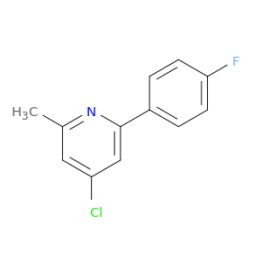 Pyridine, 4-chloro-2-(4-fluorophenyl)-6-methyl-