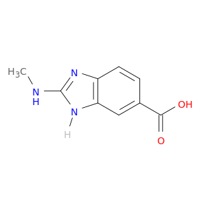2-(甲氨基)-1H-苯并[d]咪唑-5-羧酸