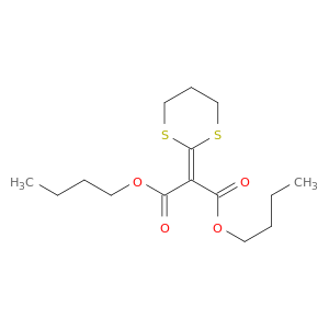 Propanedioic acid, 1,3-dithian-2-ylidene-, dibutyl ester
