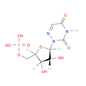 ((2R,3S,4R,5R)-5-(3,5-Dioxo-4,5-dihydro-1,2,4-triazin-2(3H)-yl)-3,4-dihydroxytetrahydrofuran-2-yl)methyl dihydrogen phosphate