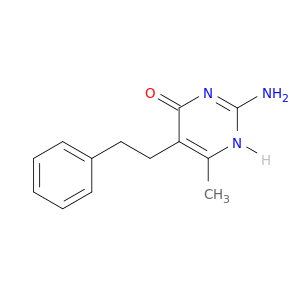 4(1H)-Pyrimidinone, 2-amino-6-methyl-5-(2-phenylethyl)-