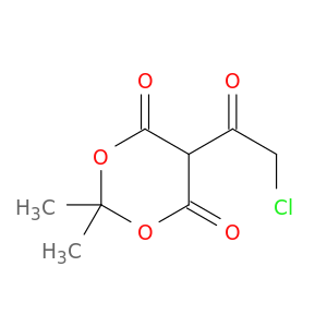 1,3-Dioxane-4,6-dione, 5-(chloroacetyl)-2,2-dimethyl- (9CI)