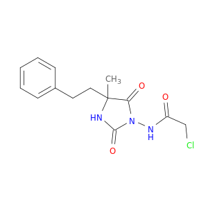 2-Chloro-n-[4-methyl-2,5-dioxo-4-(2-phenylethyl)imidazolidin-1-yl]acetamide