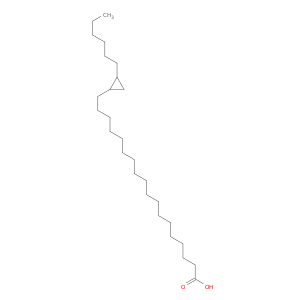 Cyclopropaneoctadecanoic acid, 2-hexyl-