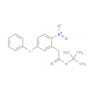 Benzeneacetic acid, 2-nitro-5-(phenylthio)-, 1,1-dimethylethyl ester