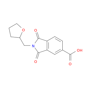 1,3-Dioxo-2-((tetrahydrofuran-2-yl)methyl)isoindoline-5-carboxylic acid
