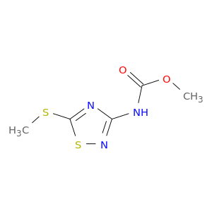 5-甲巯基-1,2,4-噻二唑-3-基氨基甲酸甲酯