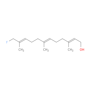 2,6,10-Dodecatrien-1-ol, 12-fluoro-3,7,11-trimethyl-, (E,E,E)-