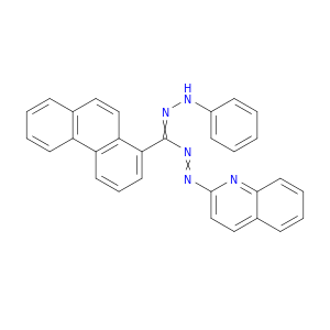 Quinoline, 2-[[phenanthrenyl(phenylhydrazono)methyl]azo]-