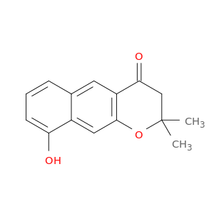4H-Naphtho[2,3-b]pyran-4-one, 2,3-dihydro-9-hydroxy-2,2-dimethyl-