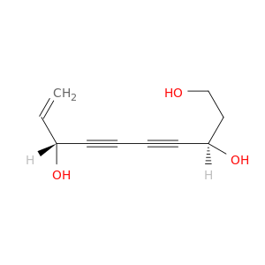 9-Decene-4,6-diyne-1,3,8-triol, (3R,8R)-