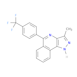 1H-Pyrazolo[4,3-c]isoquinoline, 3-methyl-5-[4-(trifluoromethyl)phenyl]-